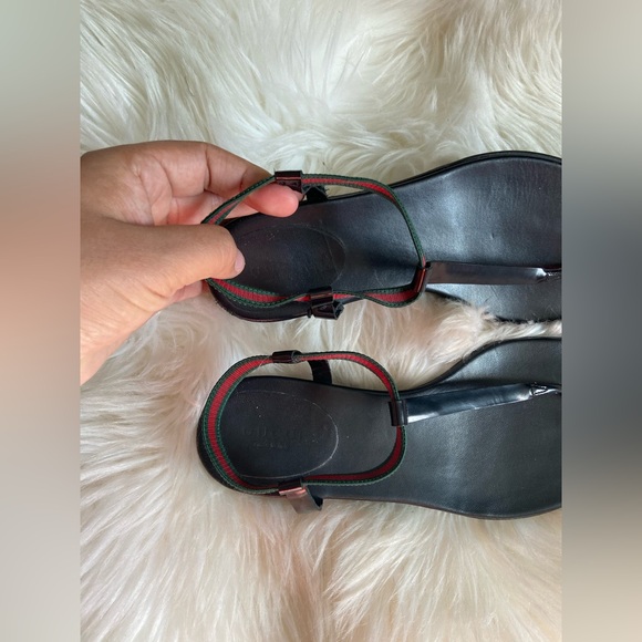 Gucci sandals size 37 women’s black color - Picture 2 of 6